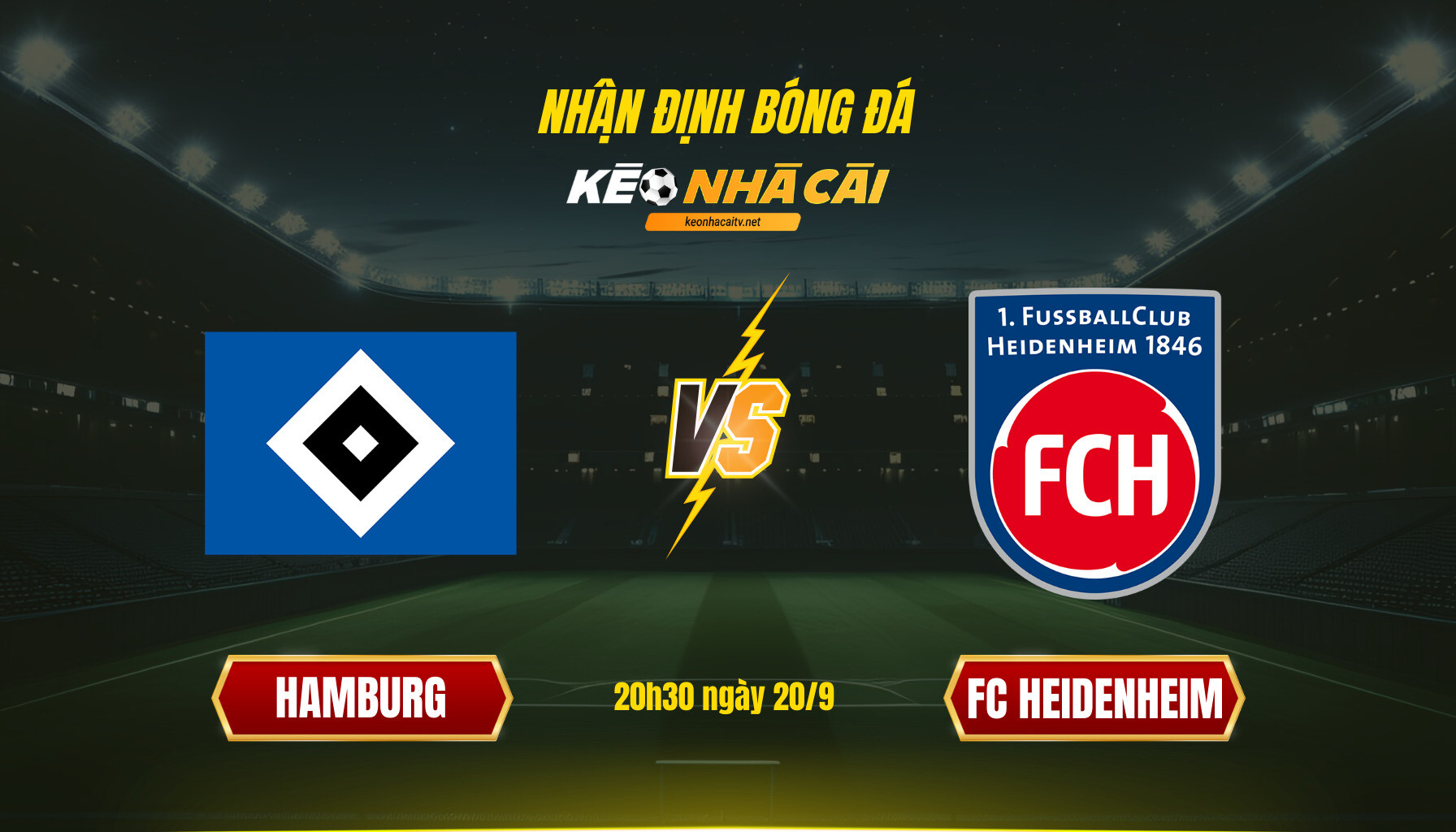 Soi Kèo Nhà Cái Hamburg Vs Fc Heidenheim 20h30 Ngày 20 9