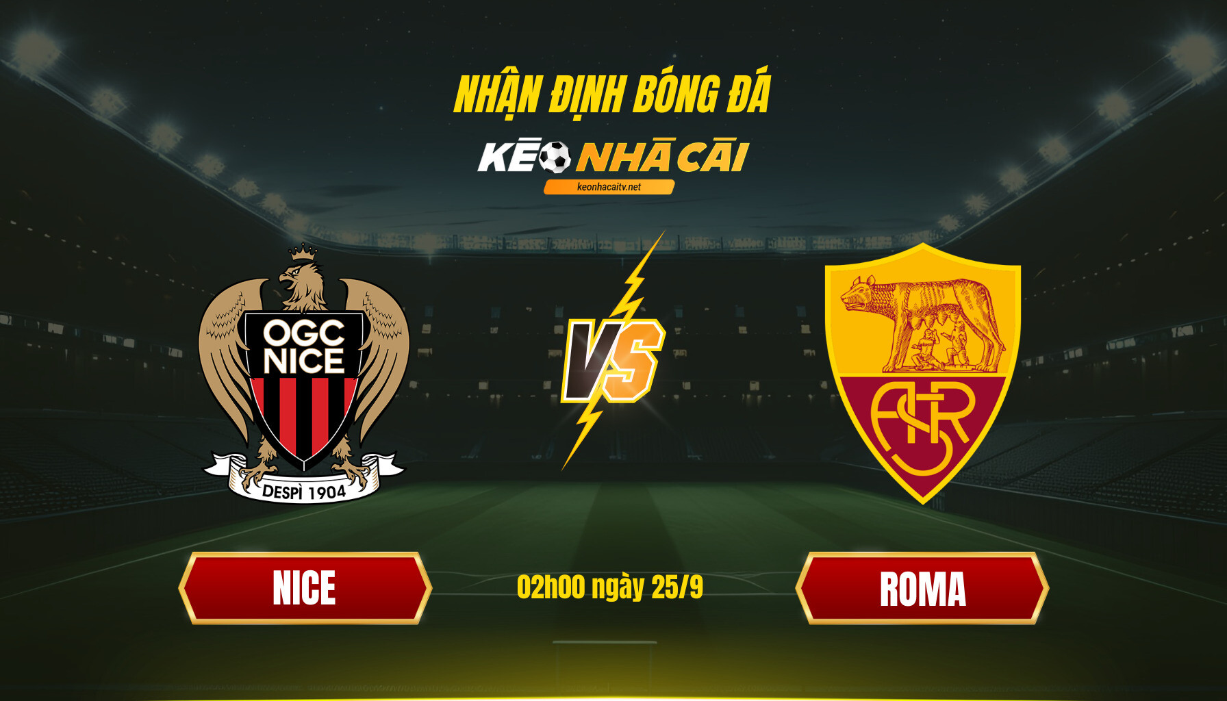 Soi Keo Nha Cai Nice Vs Roma 02H00 Ngay 25 9 Soi Kèo Nhà Cái Nice Vs Roma - 02H00 Ngày 25_9