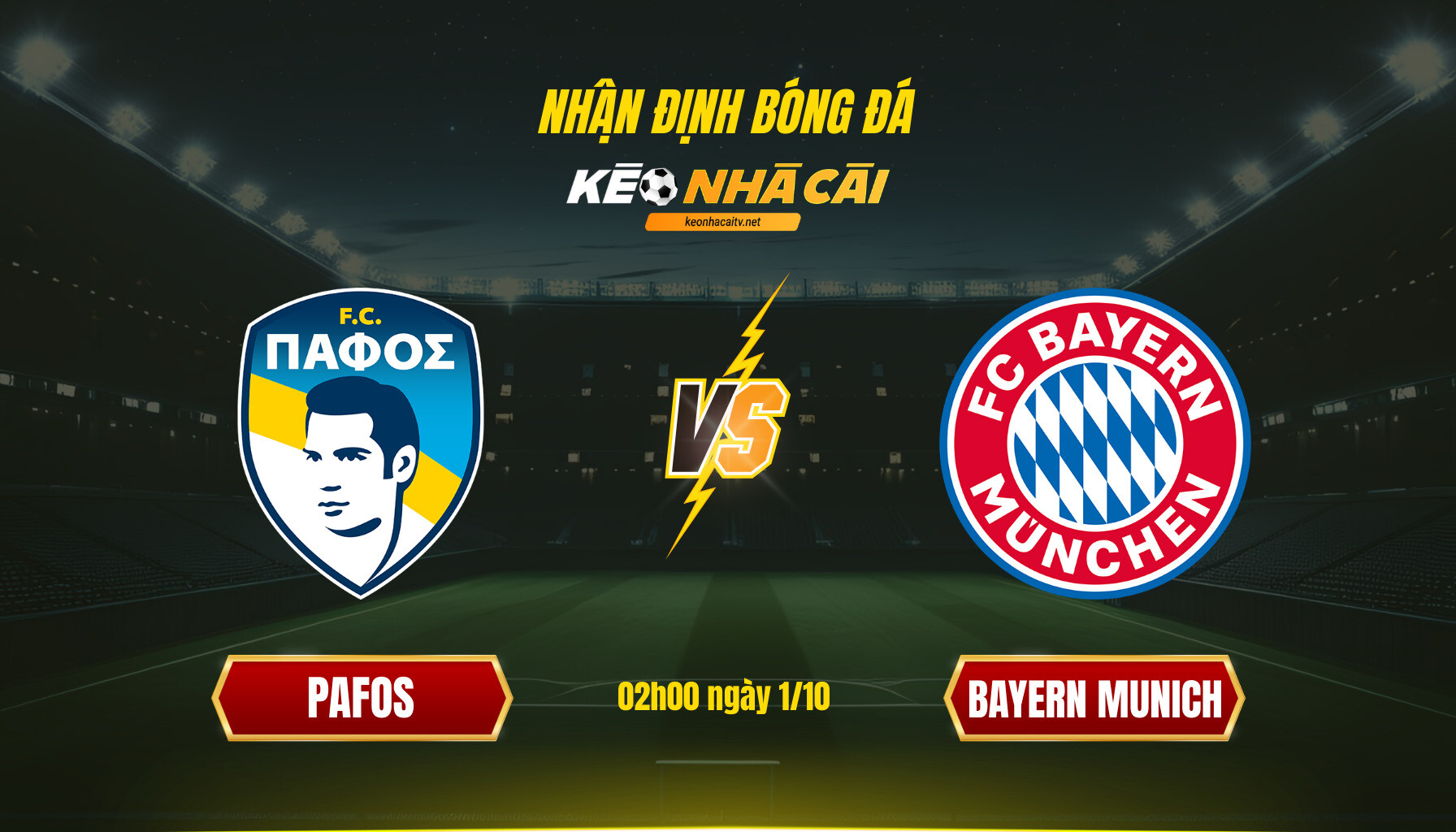 Soi Keo Nha Cai Pafos Vs Bayern Munich 02H00 Ngay 1 10 Soi Kèo Nhà Cái Pafos Vs Bayern Munich 02H00 Ngày 1 10