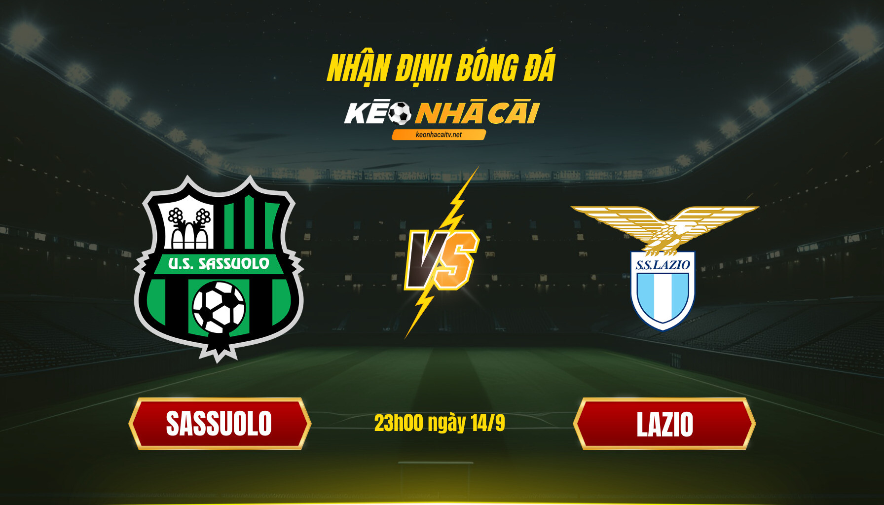 Soi Kèo Nhà Cái Sassuolo Vs Lazio 23H00 Ngày 14 9