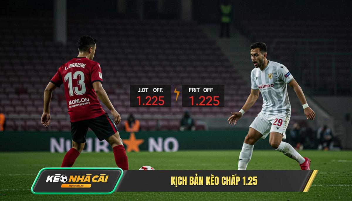 Giải Mã Các Kịch Bản Thắng Thua Khi Đặt Kèo Chấp 1.25